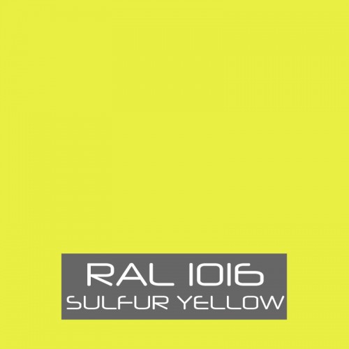 RAL 1016 Sulfur Yellow tinned Paint
